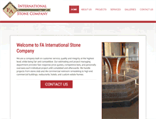 Tablet Screenshot of fai-stone.com